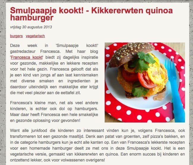 Smulpaapje gastredacteur