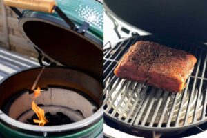 brisket van de big green egg versus uit de oven 8 1