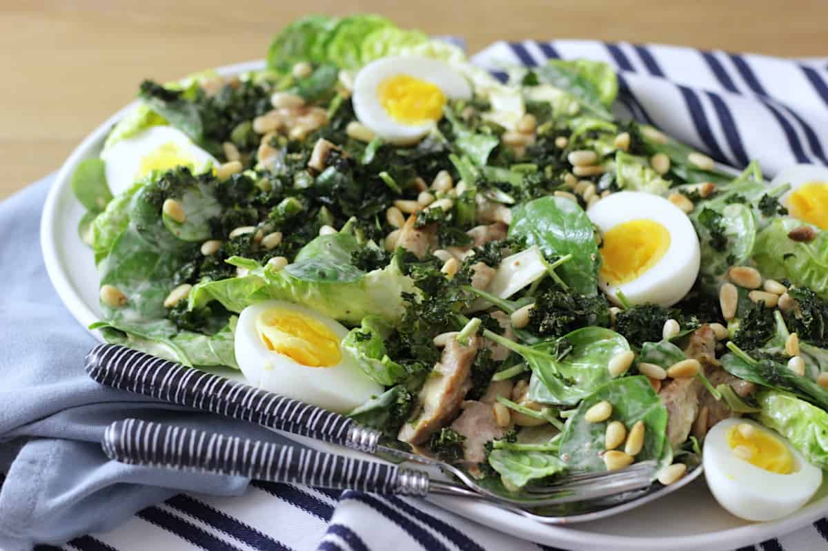 caesar salade met kip van donna hay