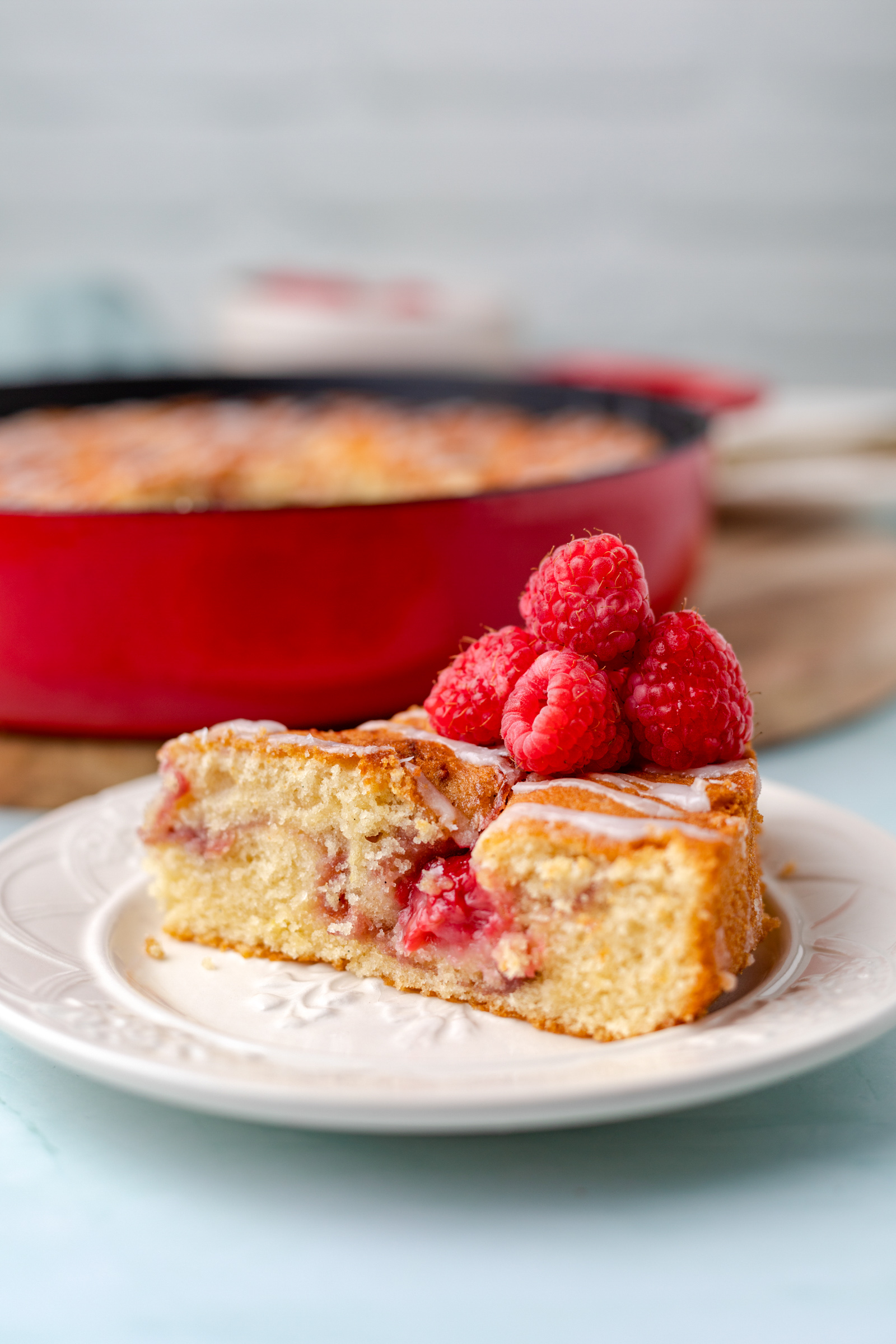 frambozencake met citroenglazuur 5