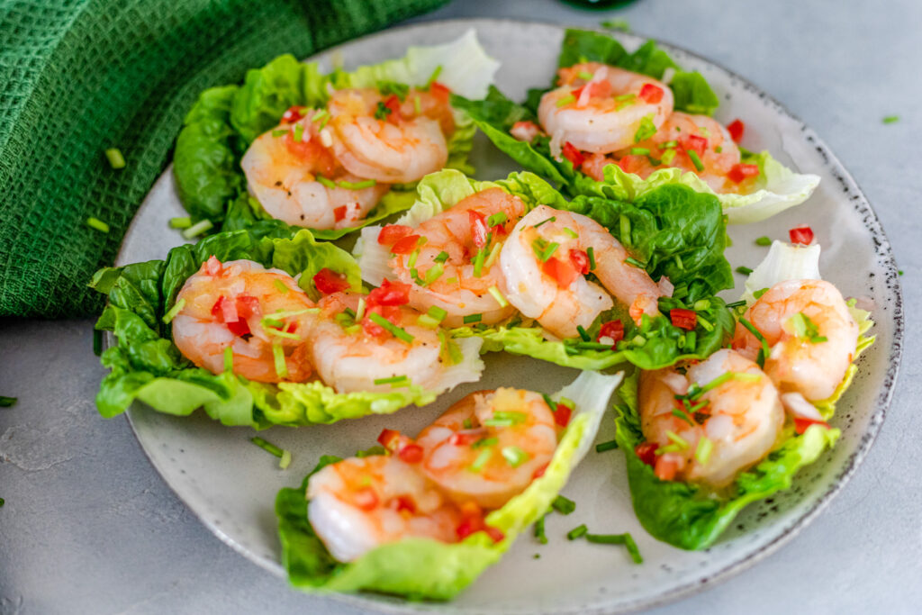 gegrilde grote garnalen met bieslook en tabasco 1