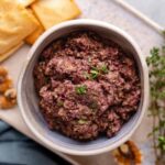 tapenade van zwarte olijven met walnoot 1 1