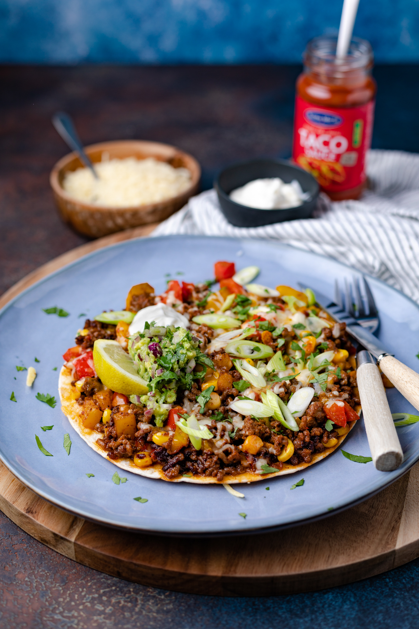 zoutarme tortilla s uit de pan met gehakt en guacamole 4