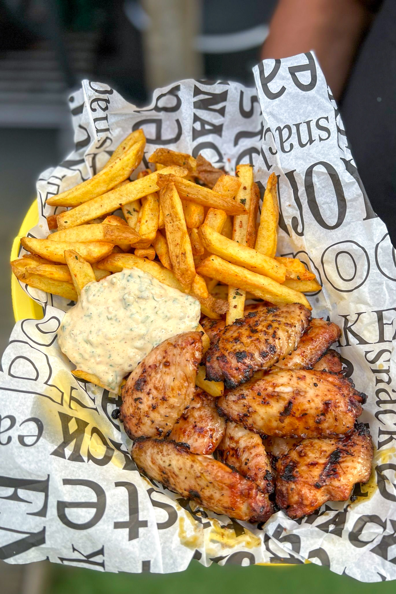 formulekip groot brittanie chicken and chips van shaiff 2