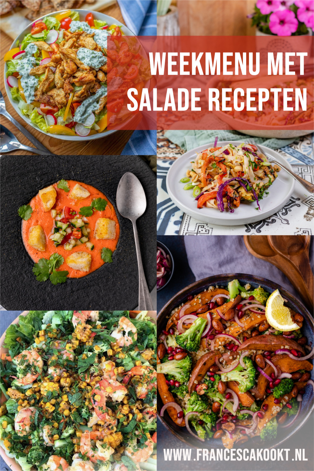 francesca weekmenu 320 week vol salades pinterest