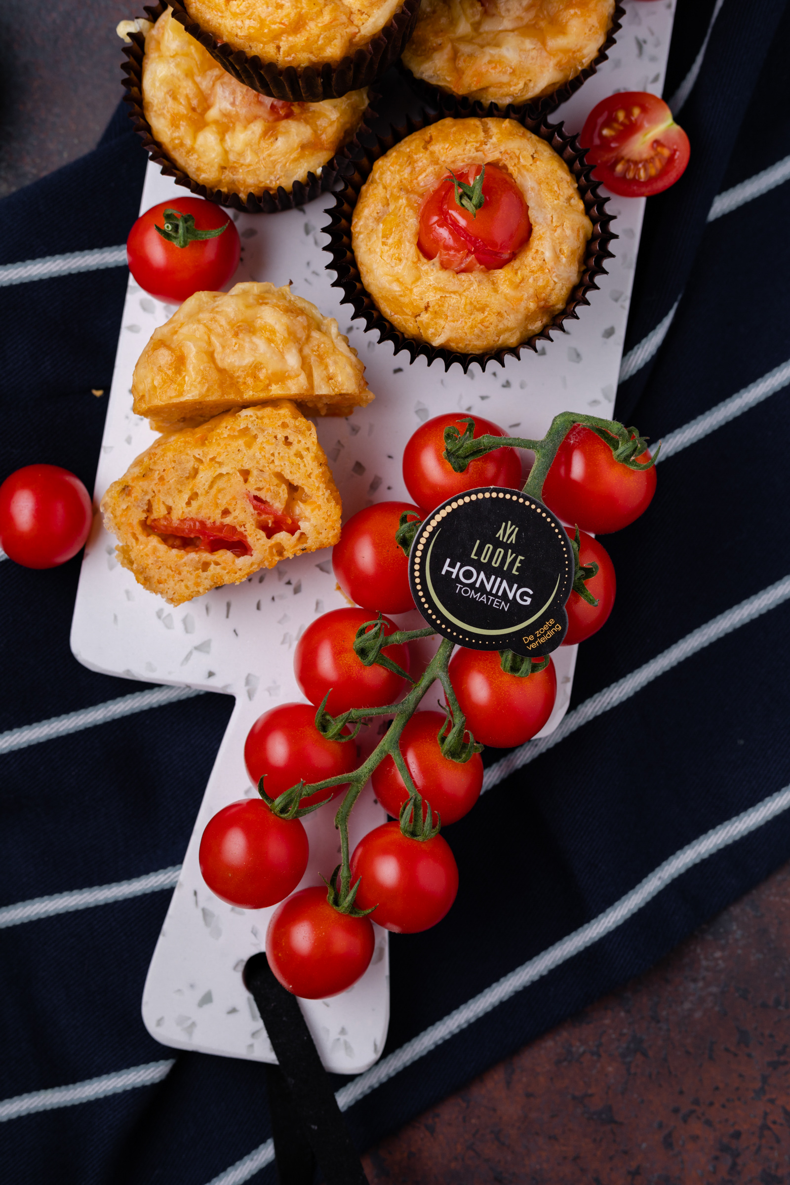 hartige cupcakes met honingtomaten voor in de lunchtrommel 2
