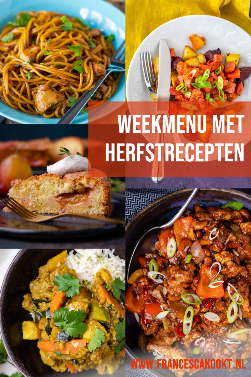 francesca weekmenu 323 het is herfst pinterest