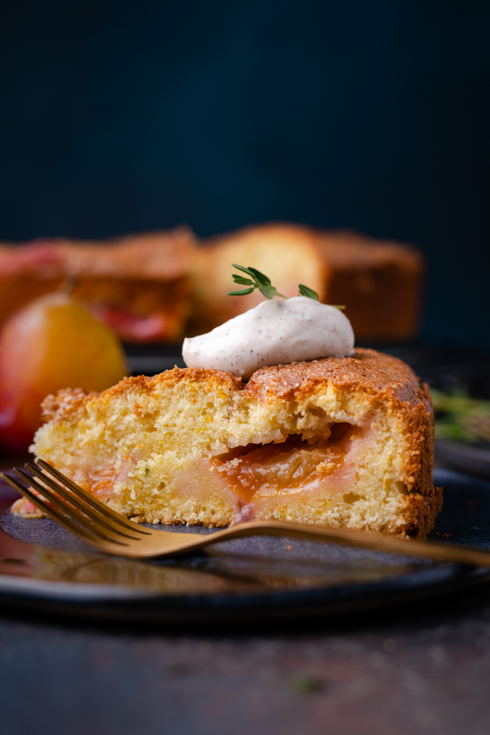 pruimencake met ricotta sinaasappel en tijm 5
