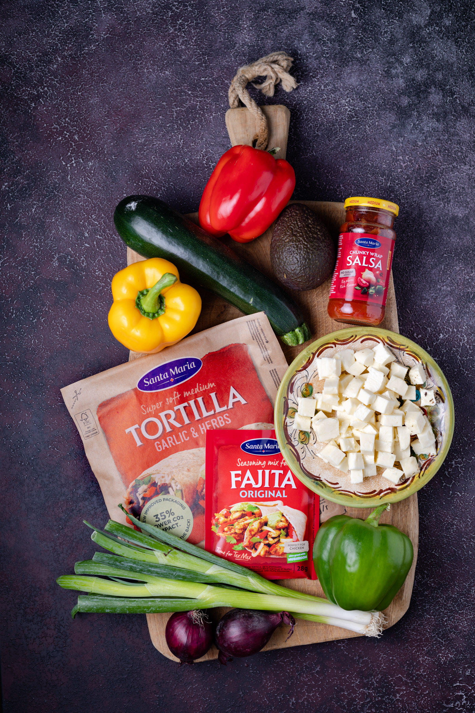 vegetarische fajitas met halloumi en ovengroenten 4