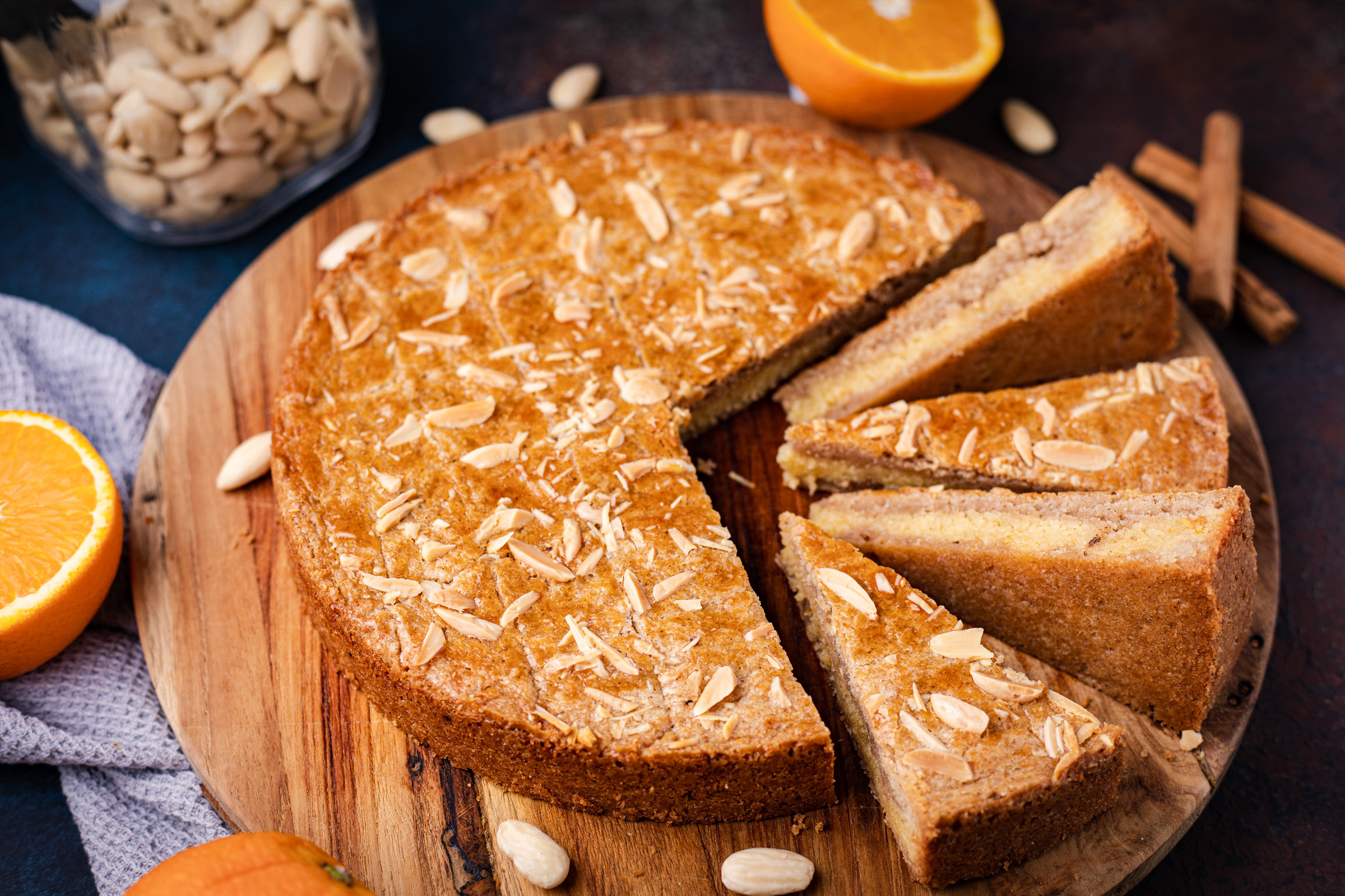 boterkoek met amandelspijs en speculaaskruiden 1
