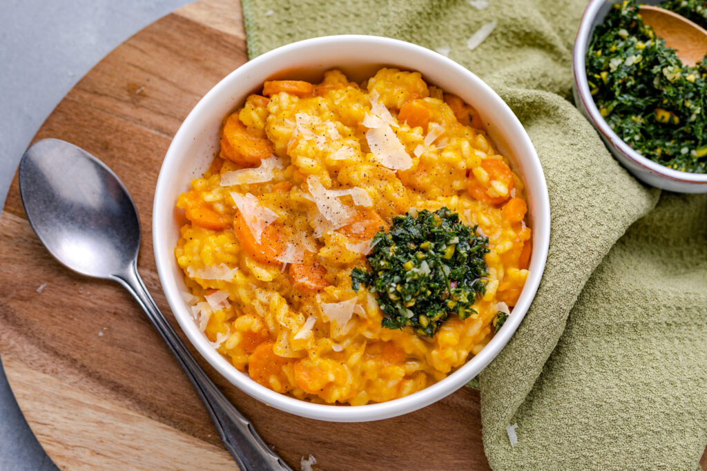 wortelrisotto met loofpesto van Karin 1
