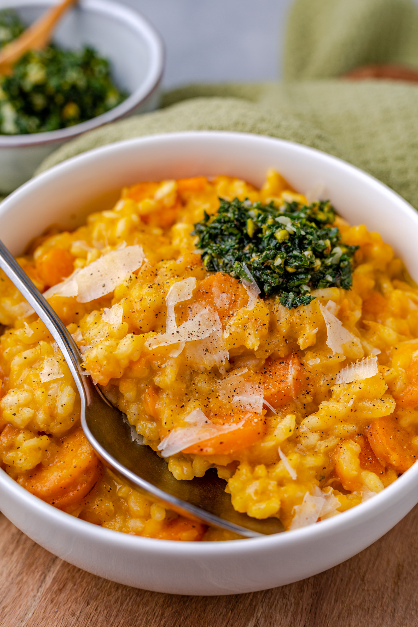 wortelrisotto met loofpesto van Karin 2