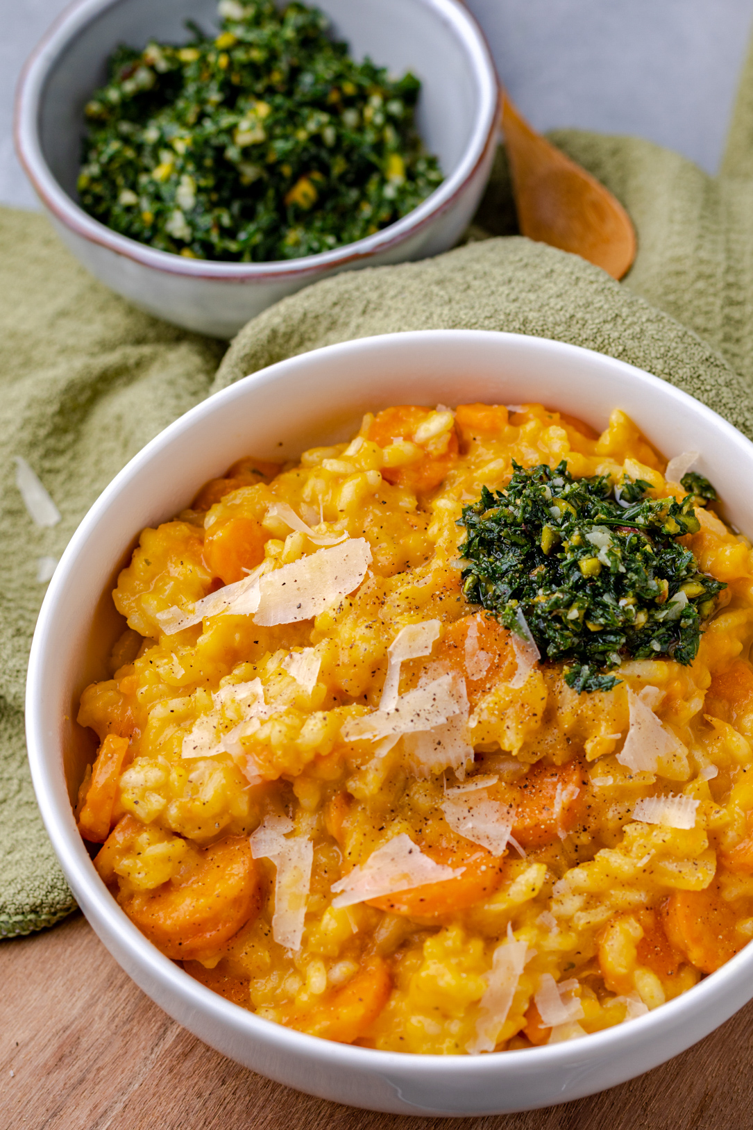 wortelrisotto met loofpesto van Karin 3