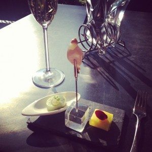 Amuses met bubbels bij de Posthoorn