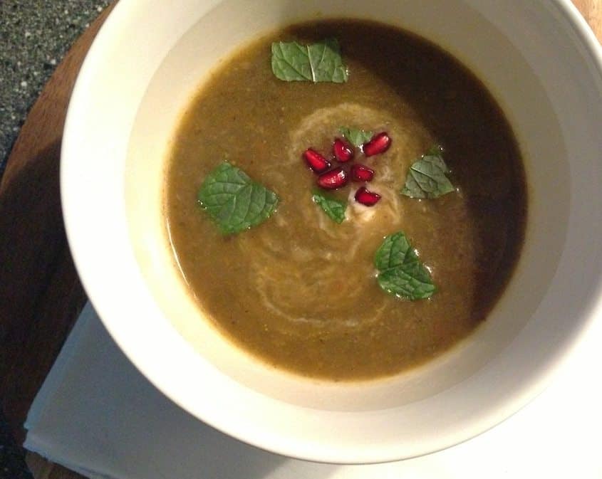 Dikke groentesoep met ras el hanout LR