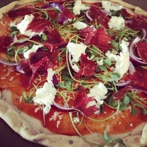 Homemade pizza