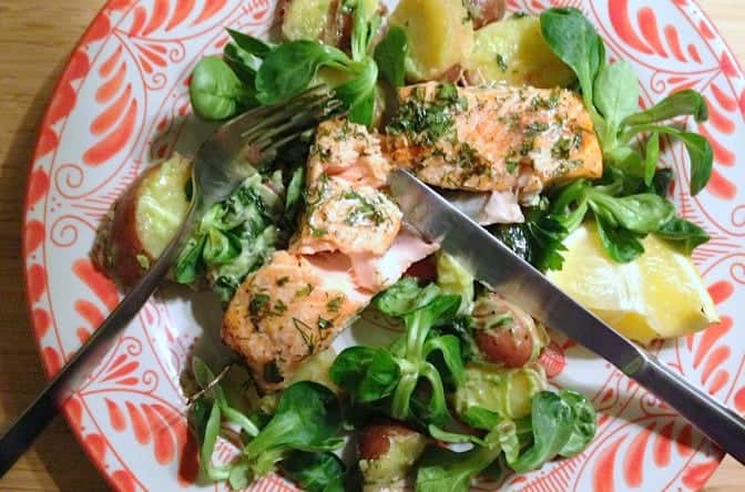 Jamies-lente-zalm-met-basilicum-aardappels1-680x450
