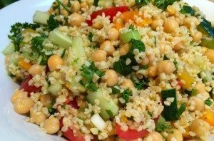 Kruidige bulgur salade met kikkererwten_1