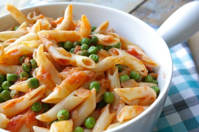 Penne met tonijn en doperwten_1