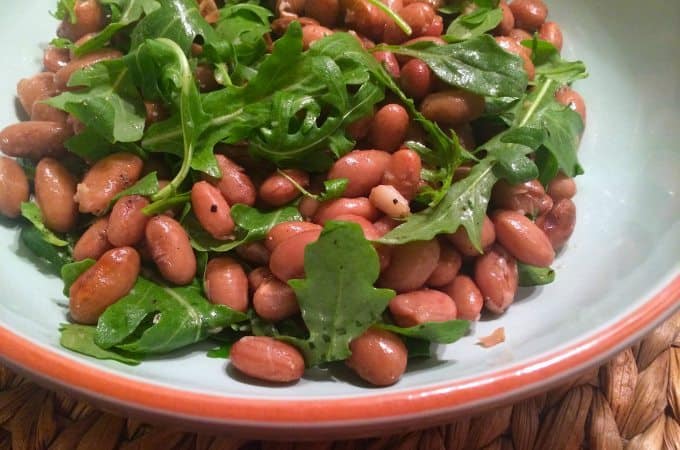 Salade van borlotti bonen met rucola_1