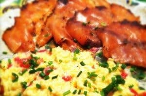 Scrambled eggs met gerookte zalm_1