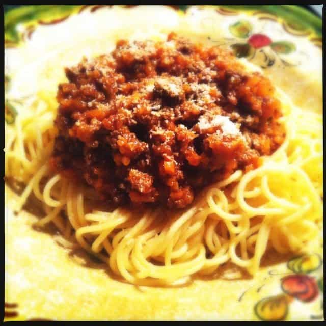 Spaghetti al ragu