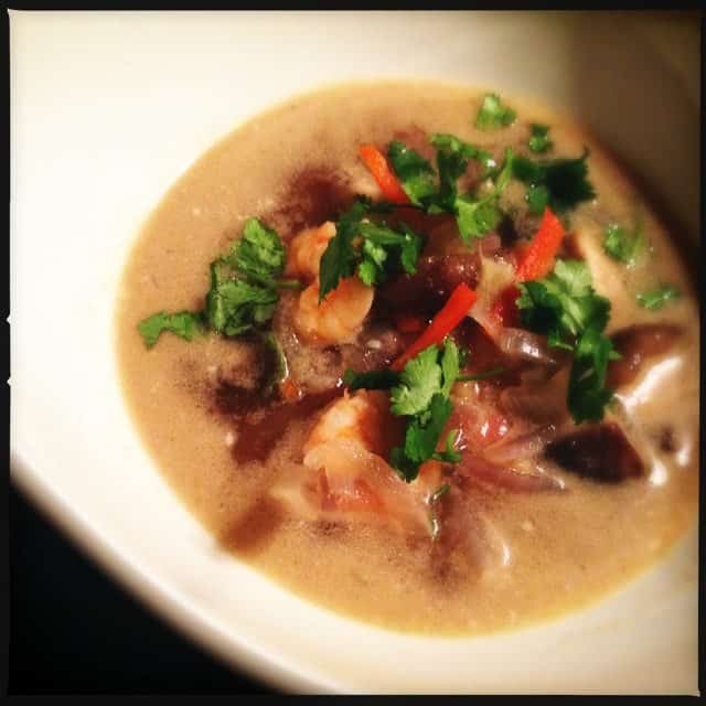 Thaise kokos-garnalensoep