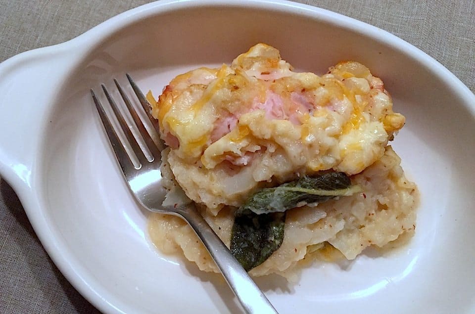 Witlof met kalkoen, aardpeer en salie uit de oven_1