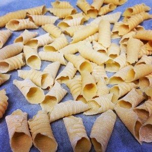 Zelfgemaakte garganelli bij Ziti Zitoni