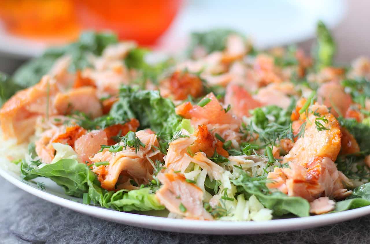 salade-met-warmgerookte-zalm-1