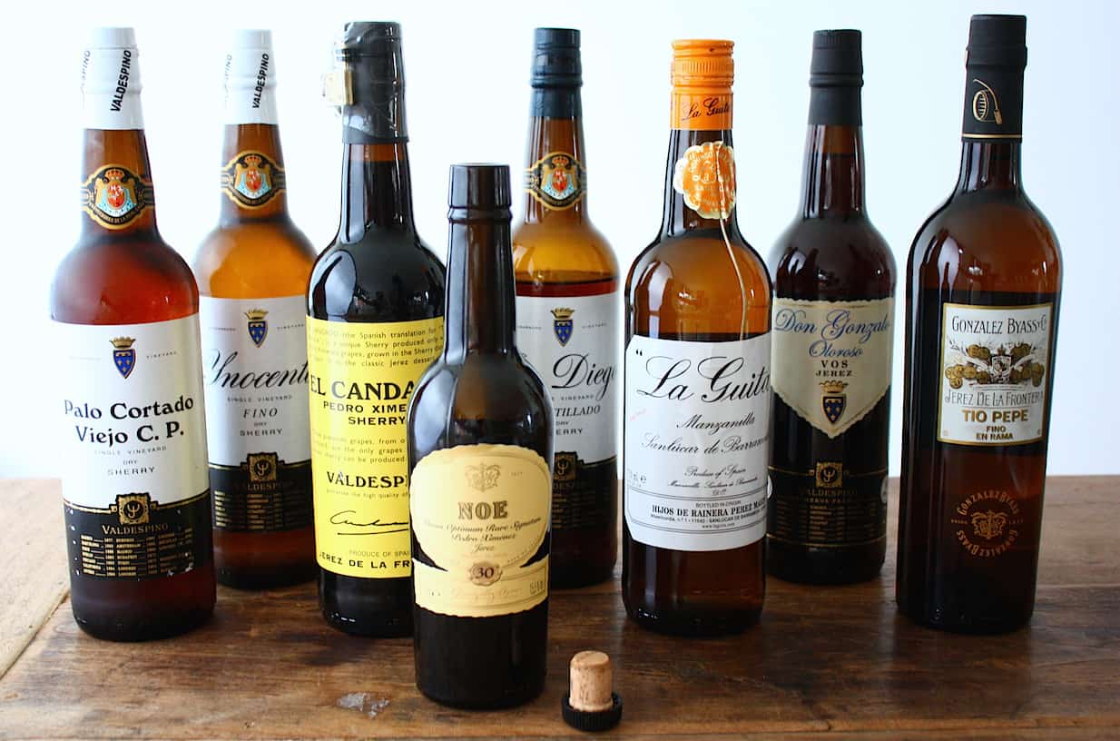 sherry-soorten